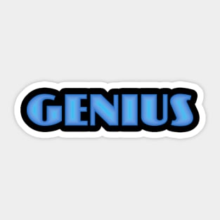 Genius Sticker